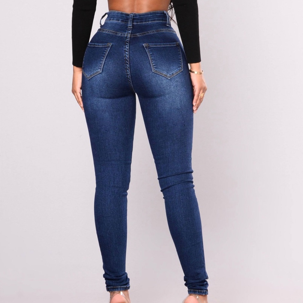 High waisted jeans pants